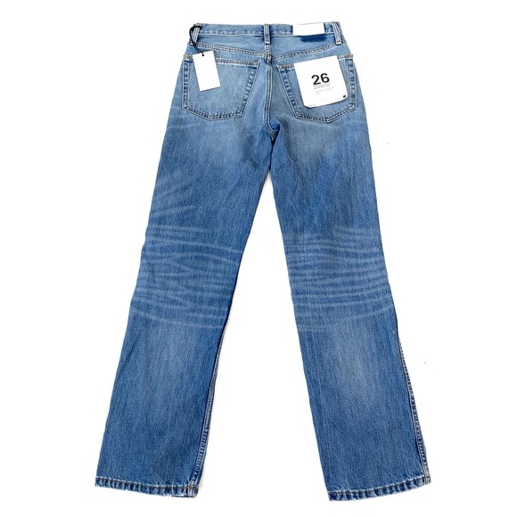 RE/DONE Originals 90s High Rise Loose Jeans Blue Haze 26 - Picture 7 of 7